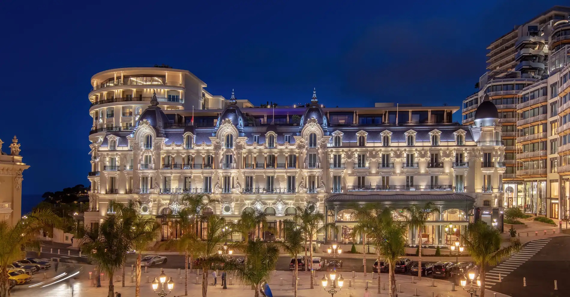 Place du Casino - Night façade