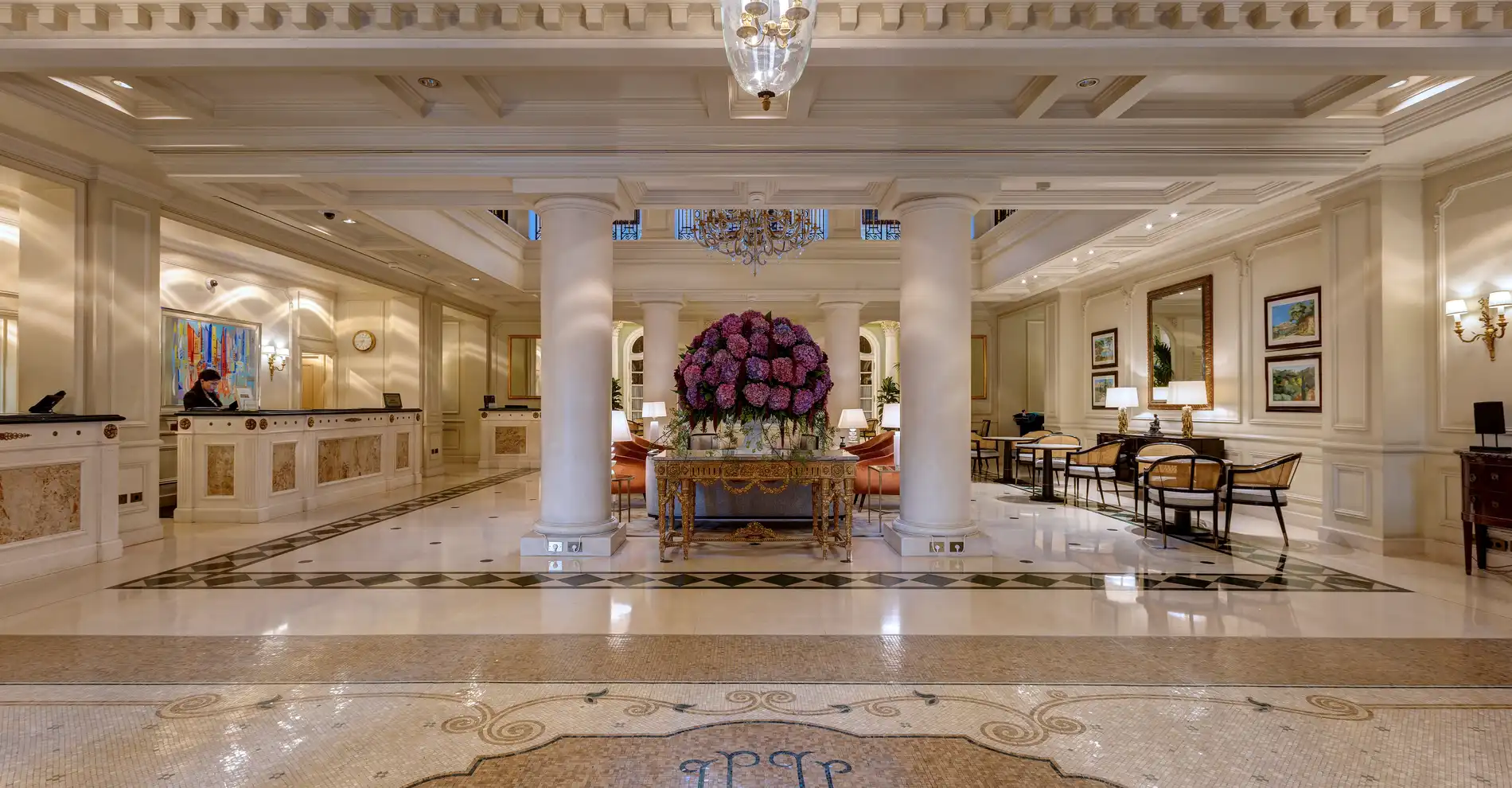 Lobby de l'Hôtel Hermitage Monte-Carlo