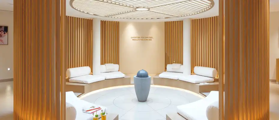 Puits de lumière du SPA Clarins & myBlend 