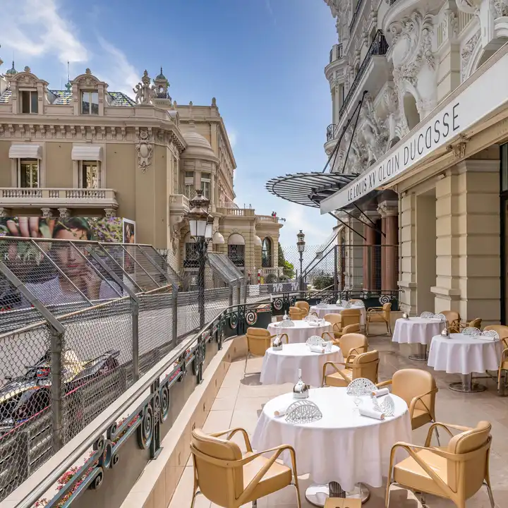 Enjoy the Monaco Grand Prix from the restaurants at the Hôtel de