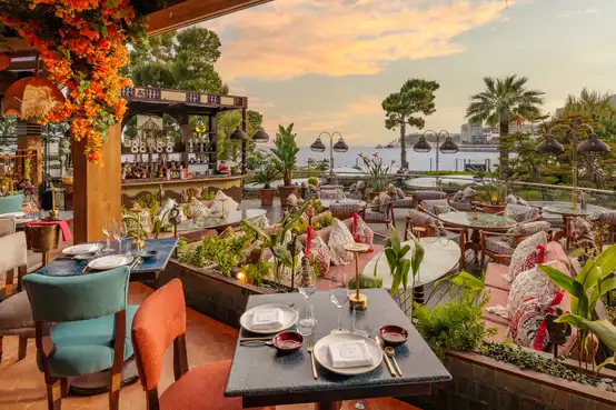 La terrasse du COYA Monte-Carlo